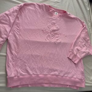 WDW Pink Crewneck Sweater 3XL